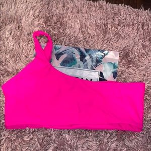 One shoulder bikini top